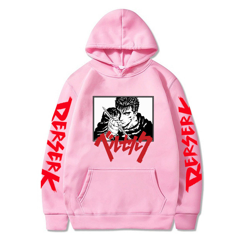 Anime Berserk Sword Wind Legend Around The Fall And Winter Fleece Hooded Sports Sweatshirt Fashion Couple Models