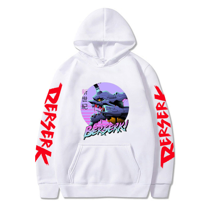 Anime Berserk Sword Wind Legend Around The Autumn And Winter Fleece Hooded Sports Sweatshirt Fashion Trend Couples