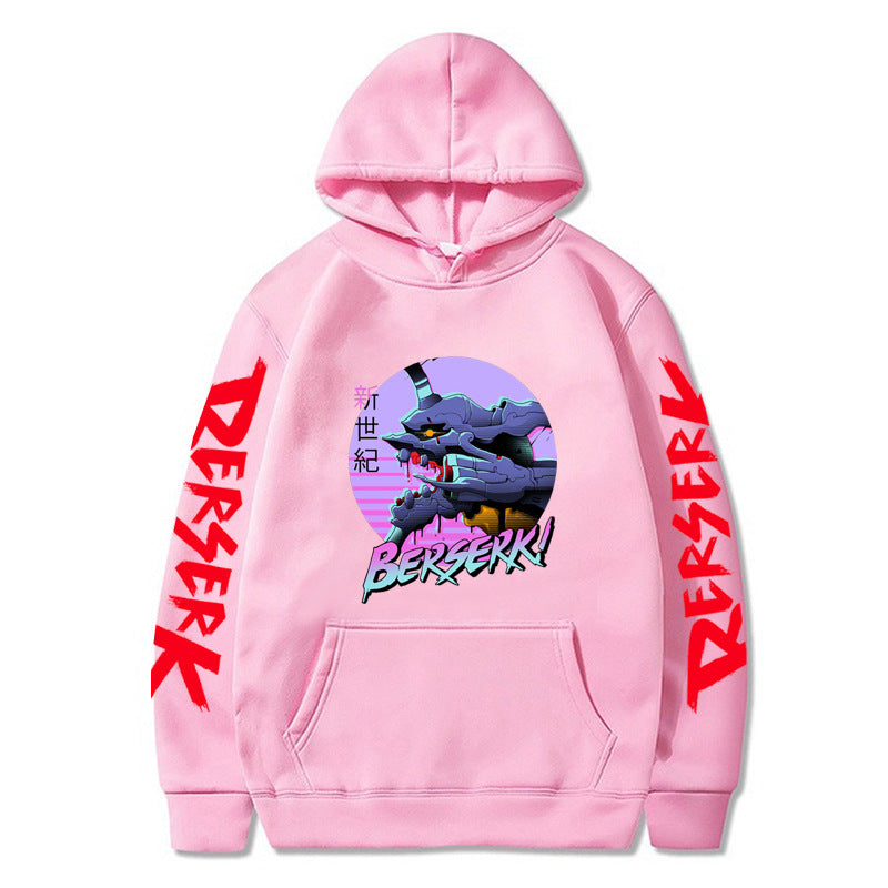 Anime Berserk Sword Wind Legend Around The Autumn And Winter Fleece Hooded Sports Sweatshirt Fashion Trend Couples