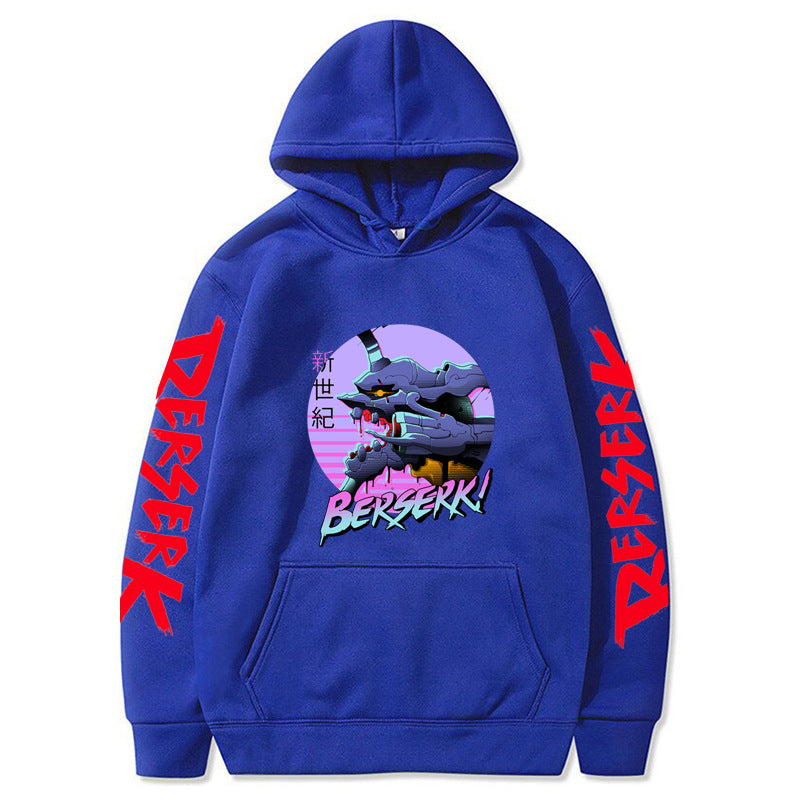 Anime Berserk Sword Wind Legend Around The Autumn And Winter Fleece Hooded Sports Sweatshirt Fashion Trend Couples