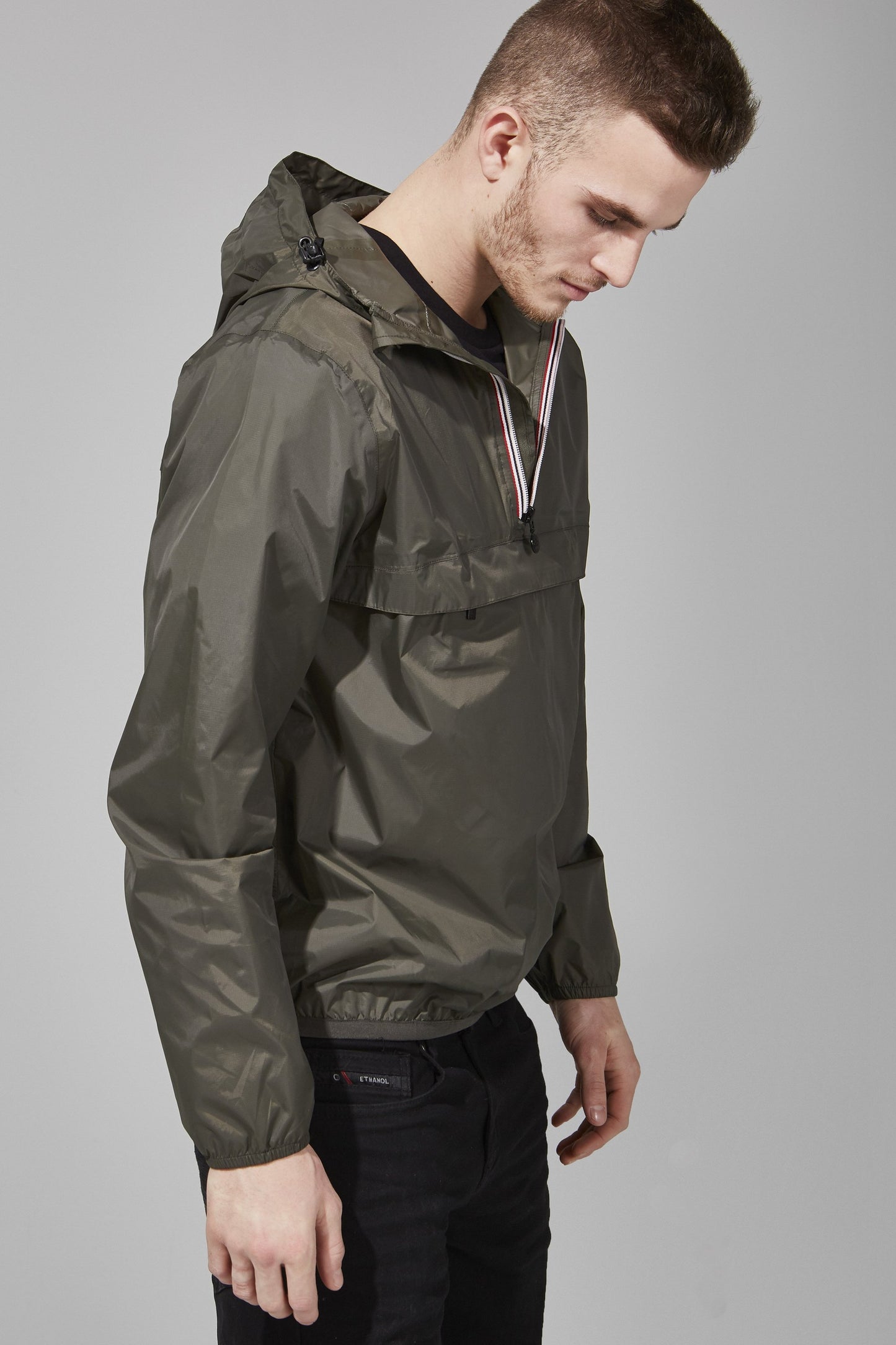 Torba Quarter Zip Packable Rain Jacket