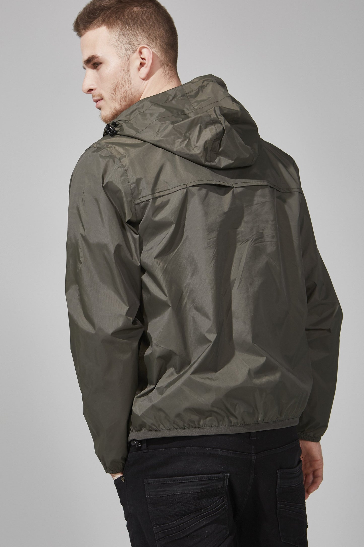 Torba Quarter Zip Packable Rain Jacket